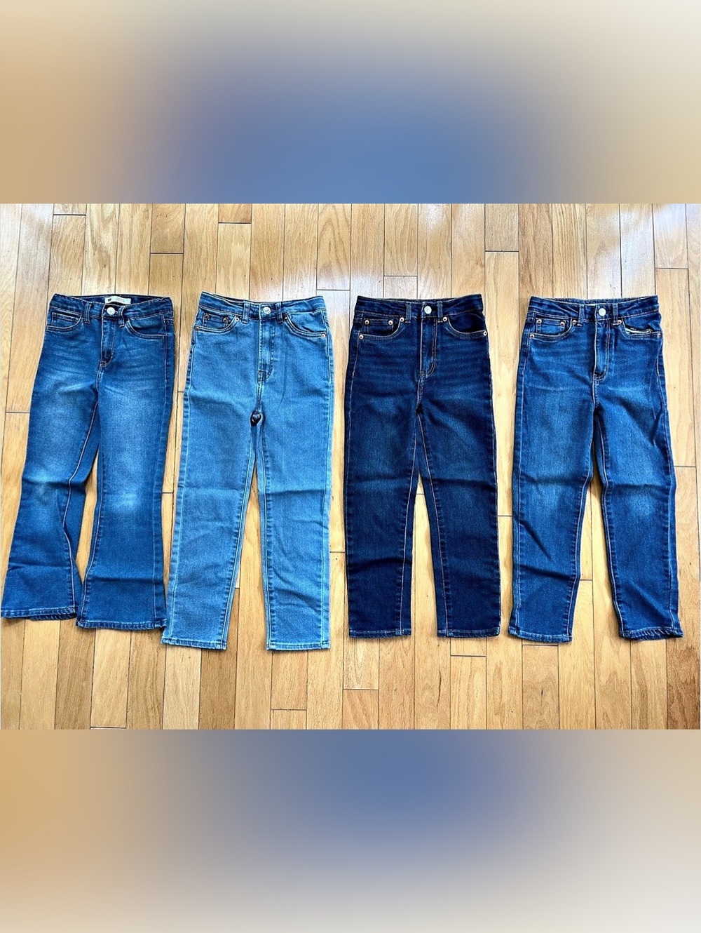 Set of FOUR Girl’s Levi's Jeans in Blue